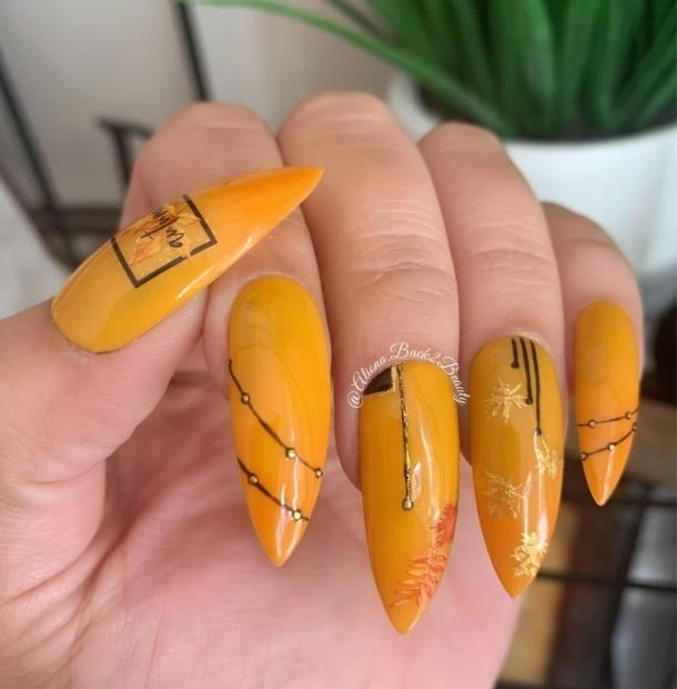 40 Best Fall Nail Designs You’ll Obsess Over | Autumn Nail Designs