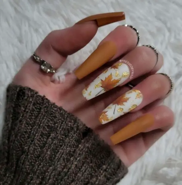 40 Best Fall Nail Designs You’ll Obsess Over | Autumn Nail Designs