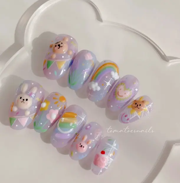 45 Stunning Cute Nail Designs You'll Love in 2023